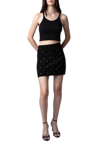 Amee Wing pumps in leather - Black
