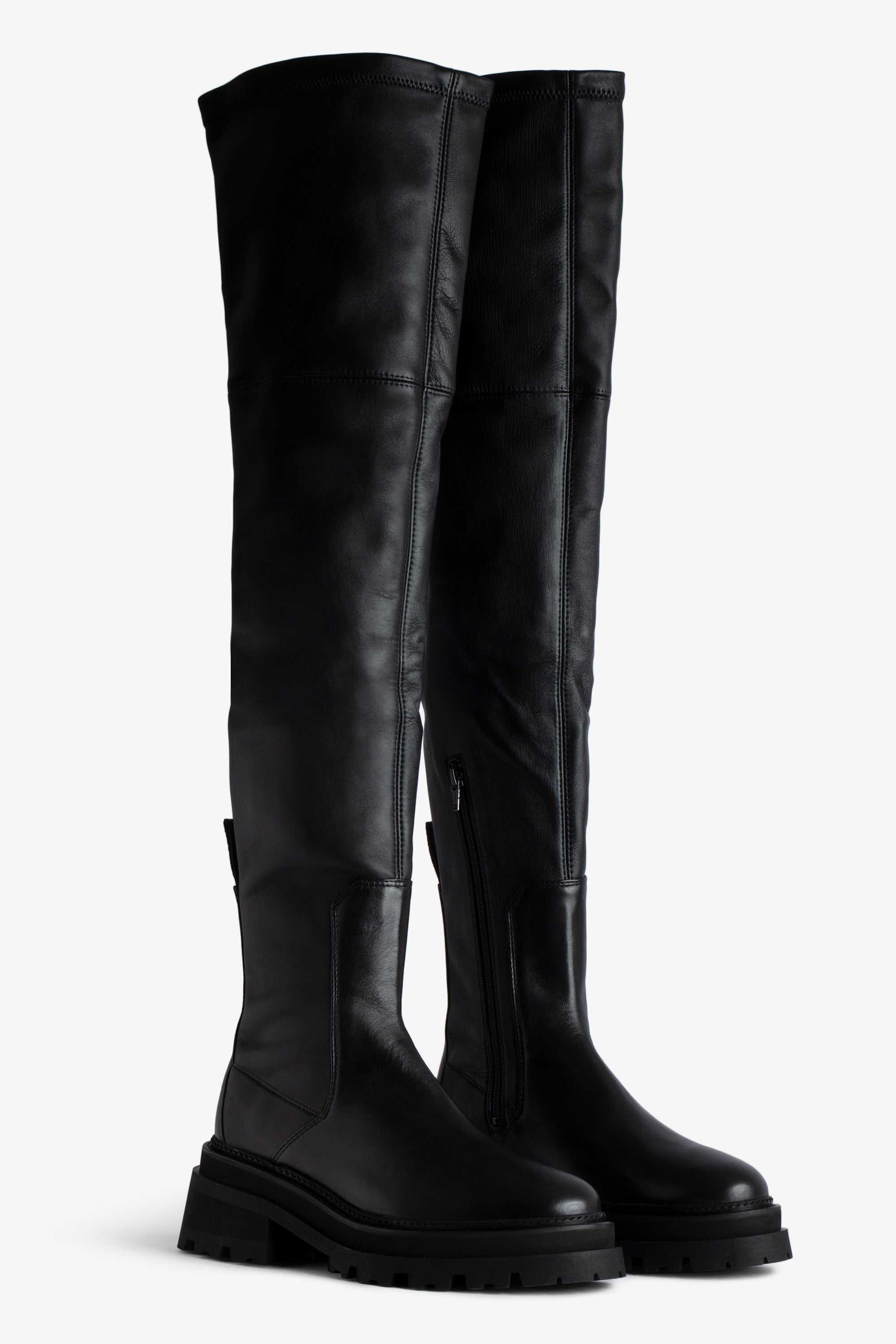Ride leather Chelsea boots - Black