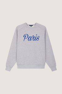 GRIS CHINE _ Sweat Thibault en coton - Gris chine