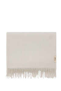 Écharpe à franges en cachemire - Beige