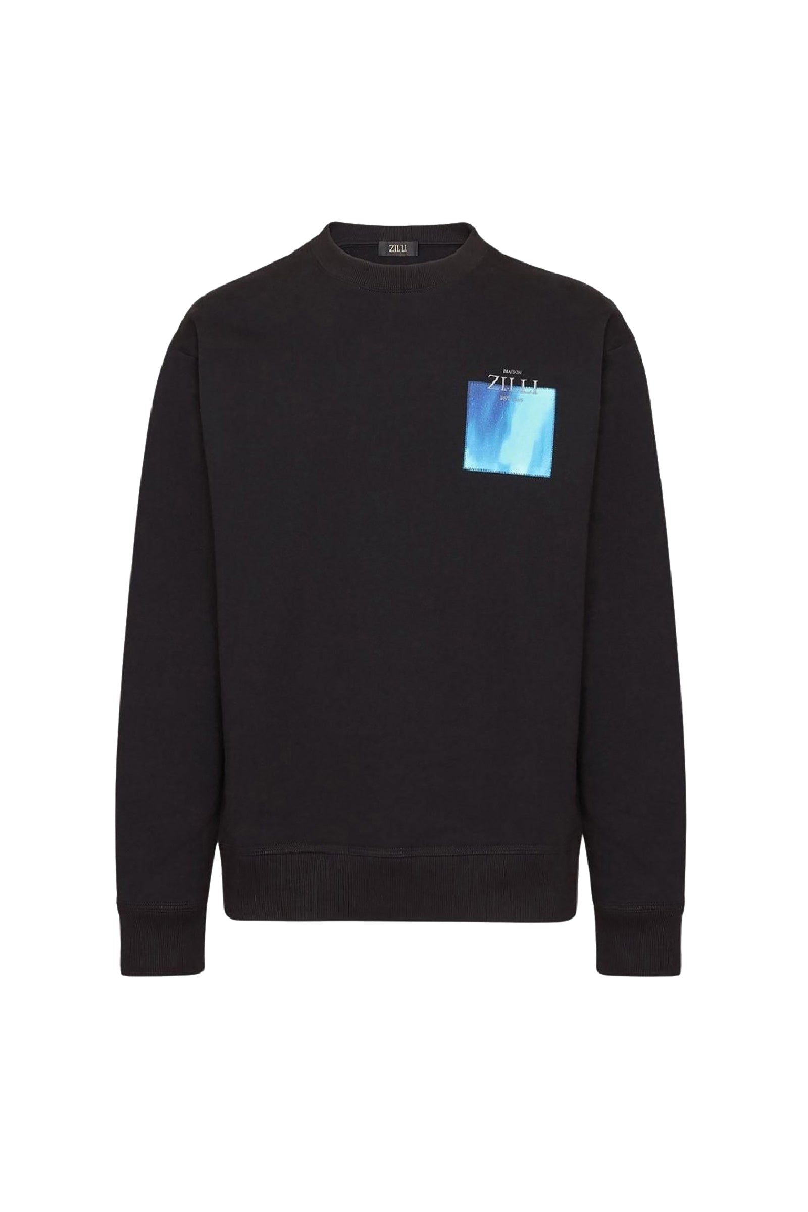 Sweatshirt avec patchs - Noir