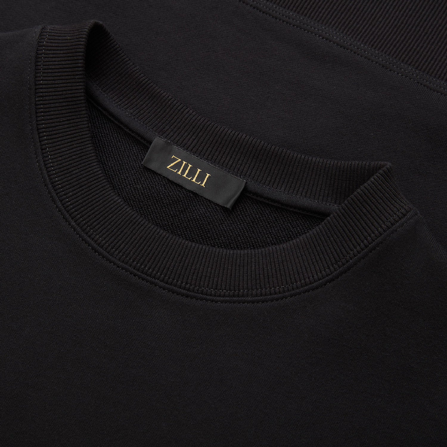 Sweatshirt avec patchs - Noir