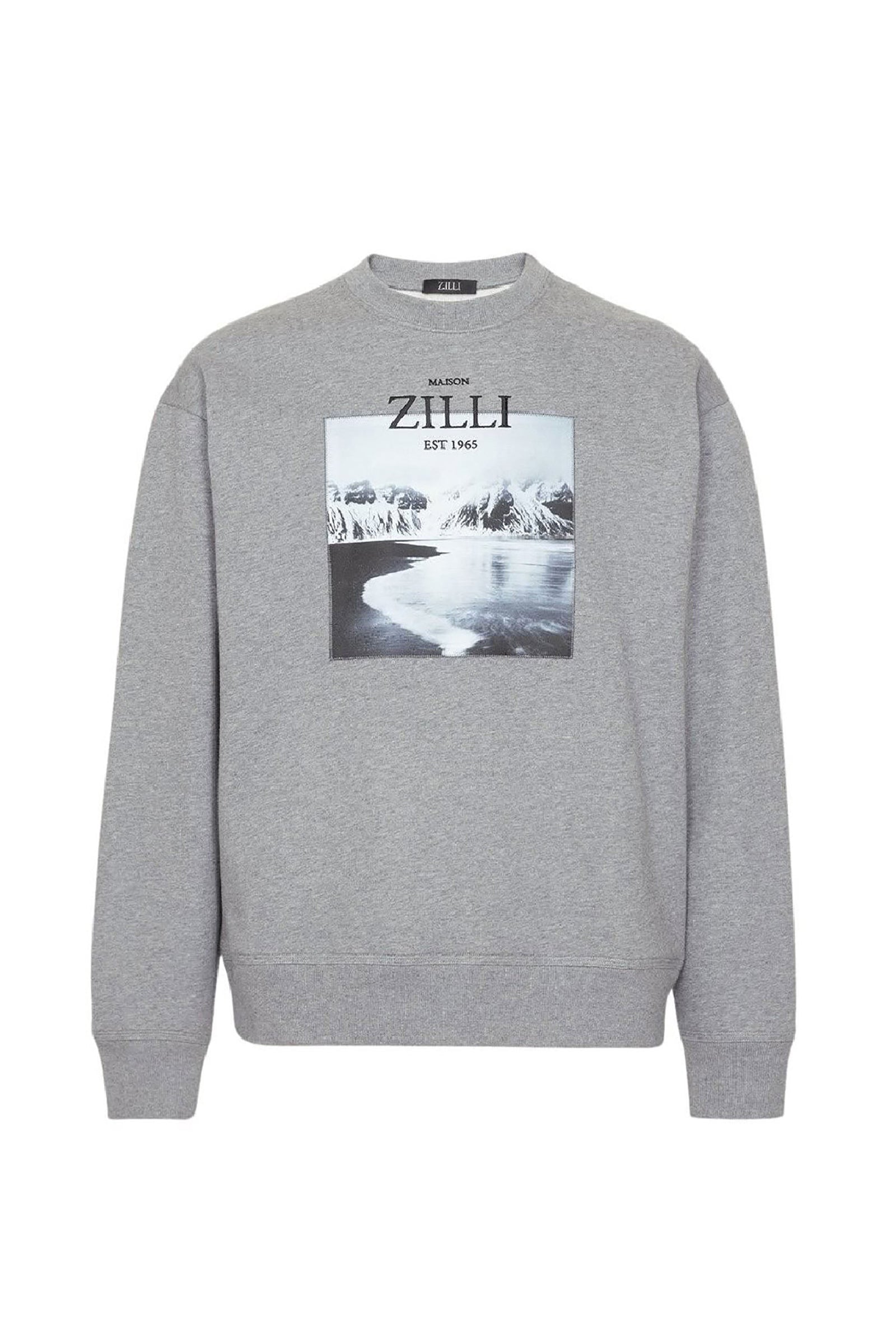 Sweatshirt à imprimé - Gris