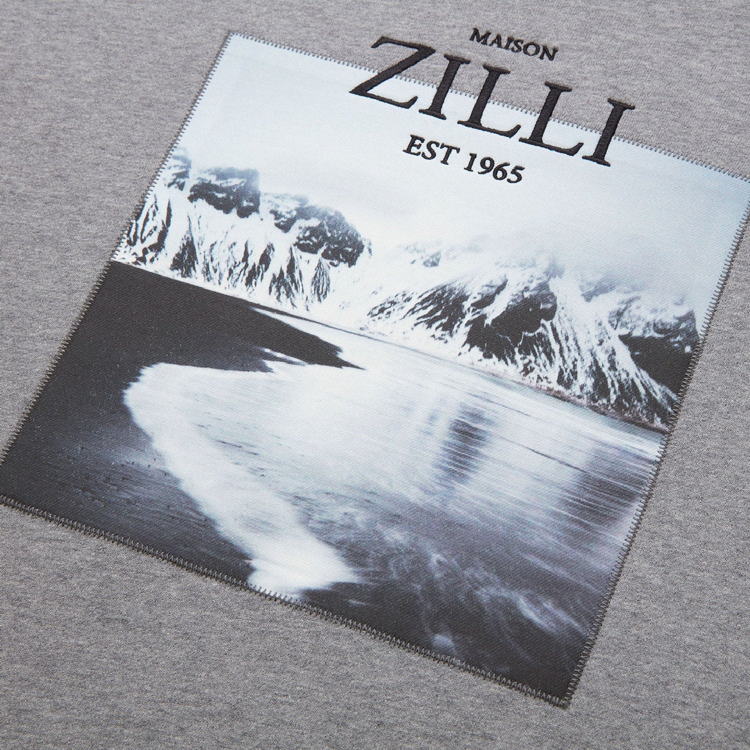 Sweatshirt à imprimé - Gris