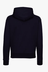 Polo à capuche zippé - Blue Navy