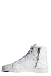 ZV" 1747 high-top leather sneakers - White