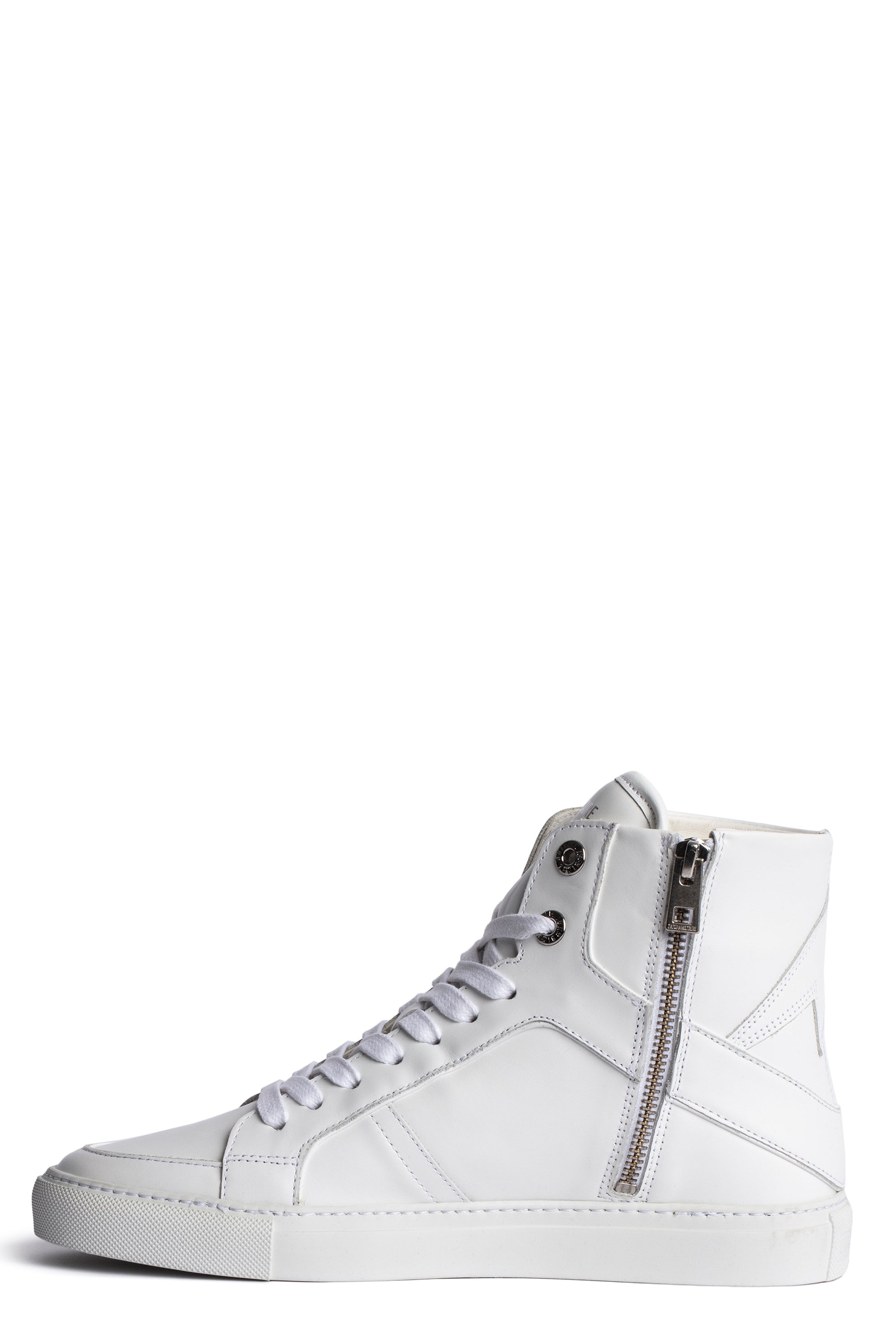 ZV" 1747 high-top leather sneakers - White