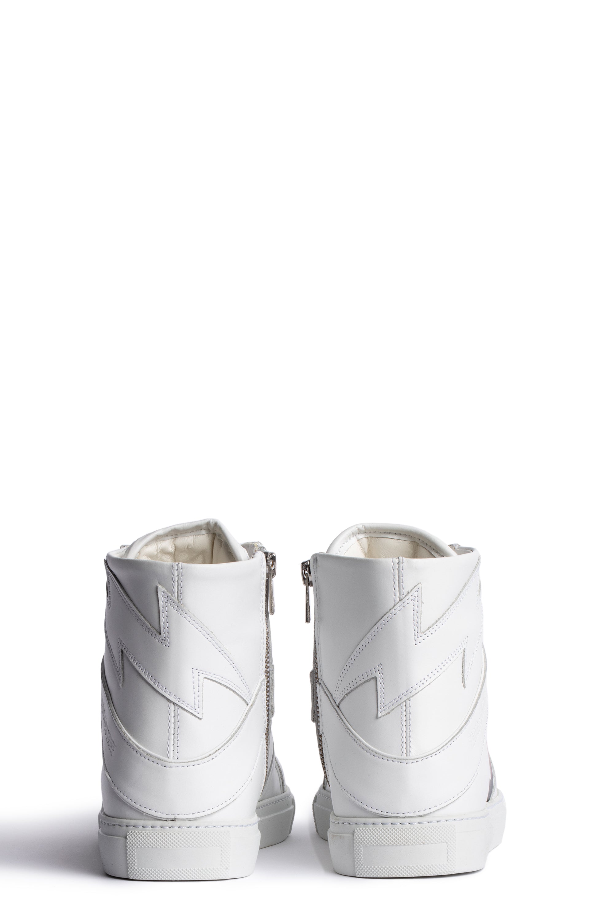 ZV" 1747 high-top leather sneakers - White