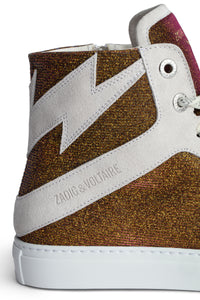 Sneakers montantes à logo " ZV" 1747 High Flash - Gold