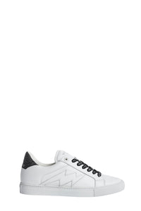 ZV1747" smooth leather trainers - White