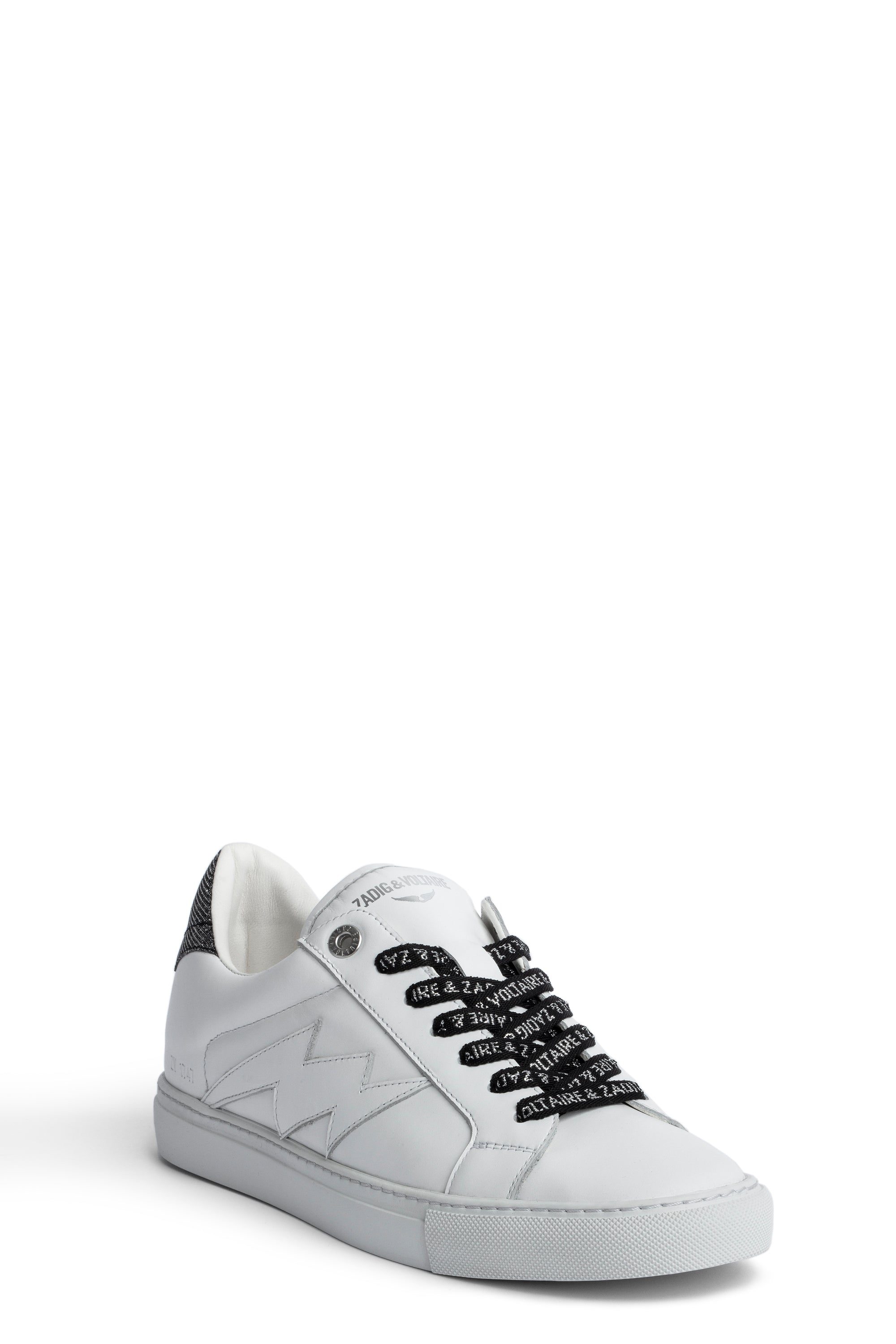 ZV1747" smooth leather trainers - White