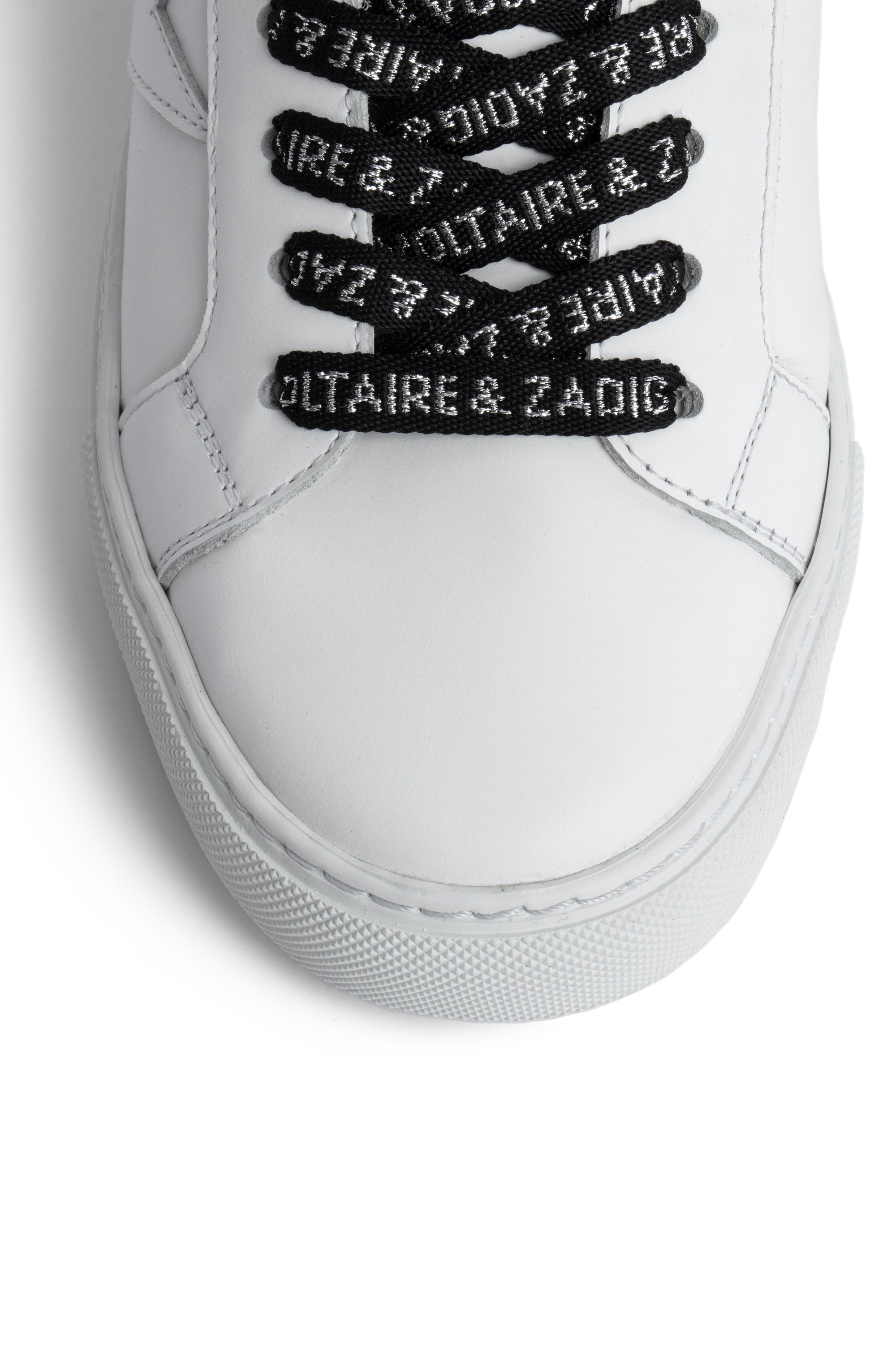 ZV1747" smooth leather trainers - White