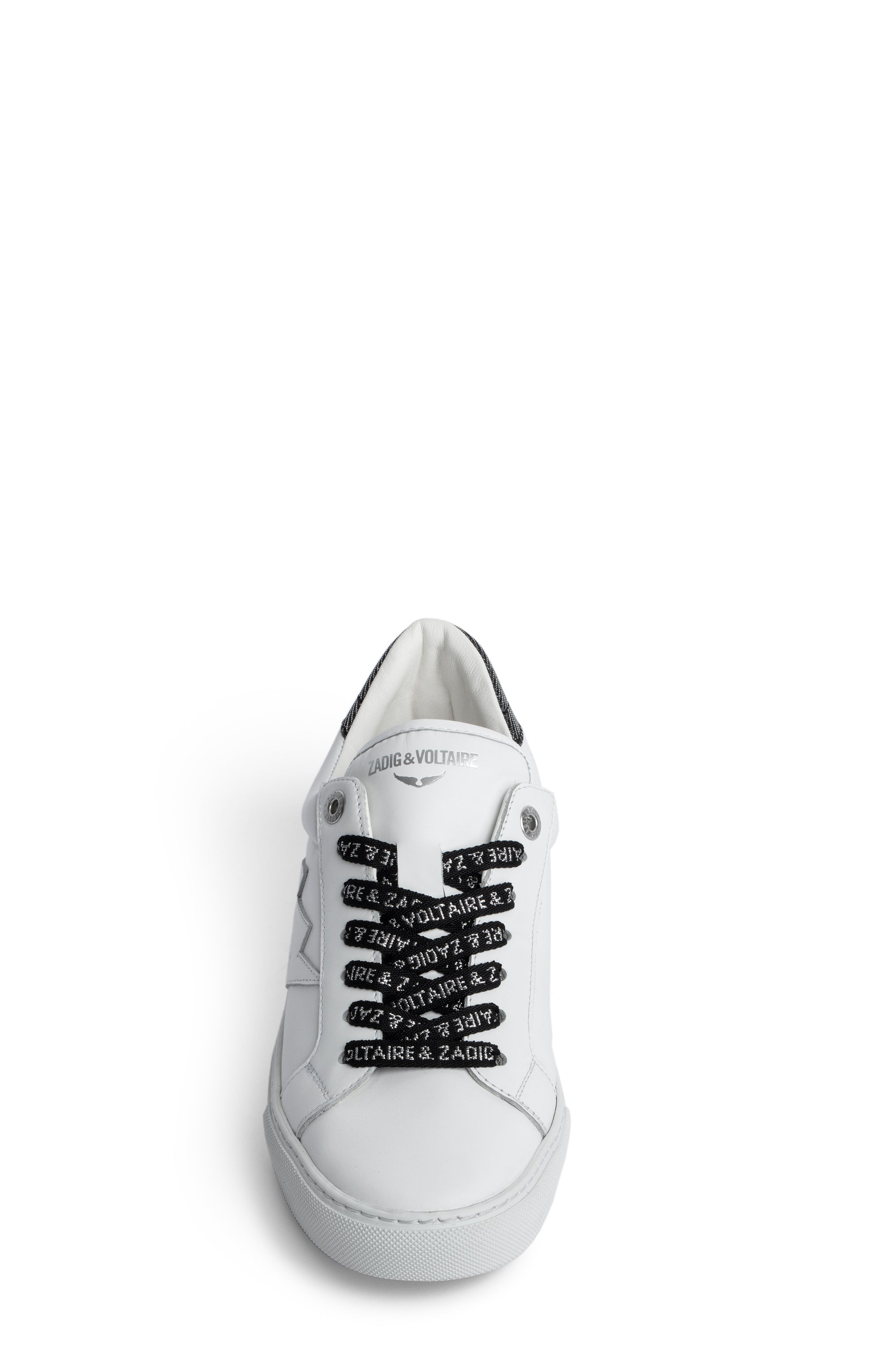 ZV1747" smooth leather trainers - White