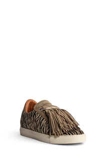 ZHORS LINE TAUPE ZV1747 ZEBRA PRINTED COWSKIN W
