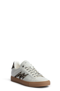 ZHORS LINE WHITE ZV1747 ZEBRA PRINTED COWSKIN W