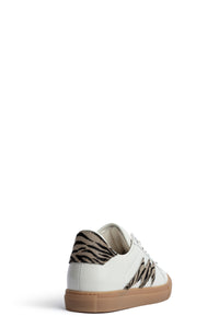 ZHORS LINE WHITE ZV1747 ZEBRA PRINTED COWSKIN W