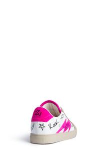 ZV" 1747 Charms Print logo sneakers in leather - Paradise