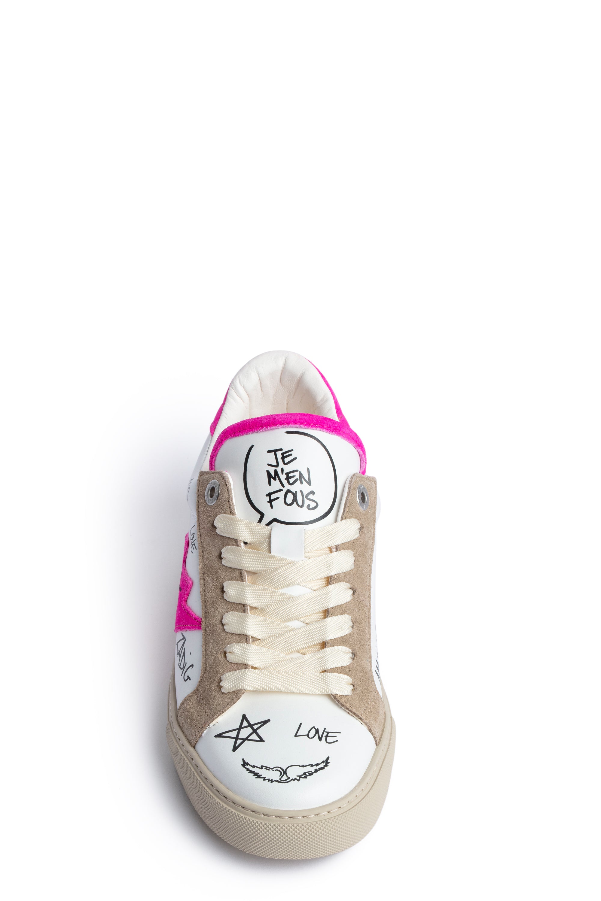 ZV" 1747 Charms Print logo sneakers in leather - Paradise