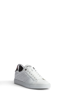 Sneakers basses en cuir à logo " ZV" 1747 La Flash - Blanc