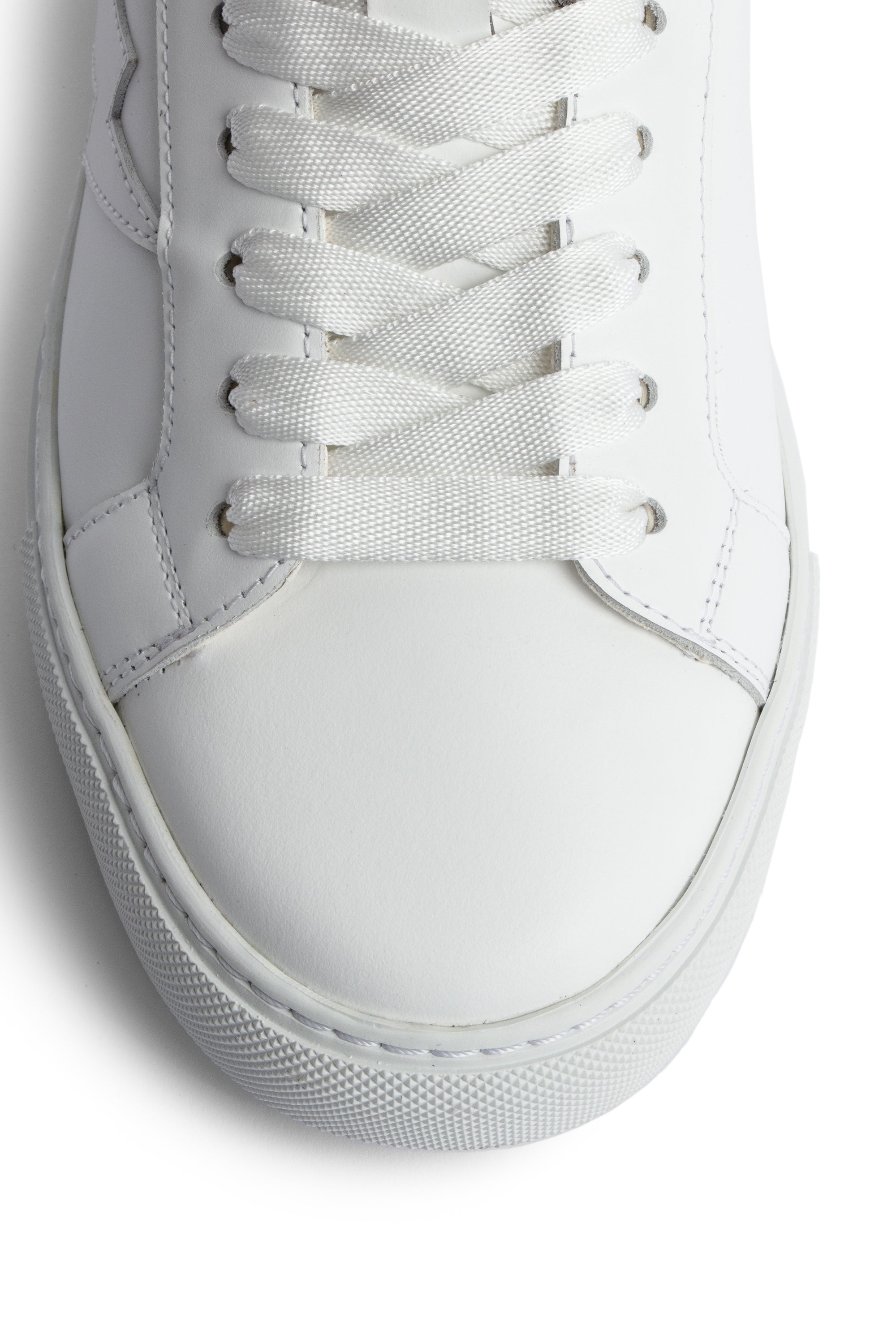 Sneakers basses en cuir à logo " ZV" 1747 La Flash - Blanc