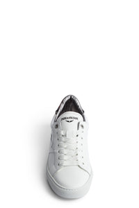 Sneakers basses en cuir à logo " ZV" 1747 La Flash - Blanc