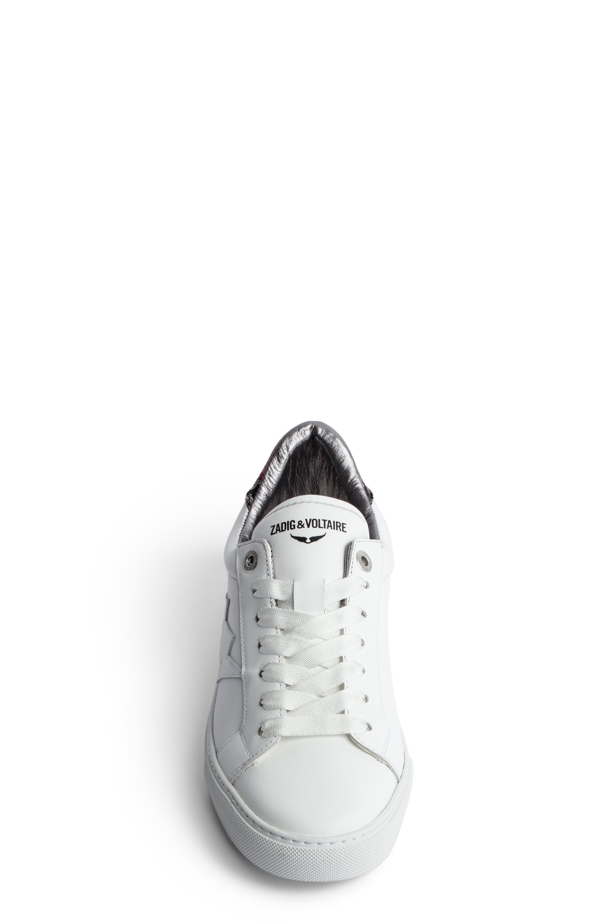 Sneakers basses en cuir à logo " ZV" 1747 La Flash - Blanc