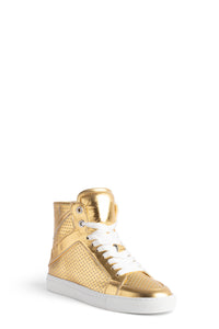 Sneakers montantes à logo " ZV" 1747 High Flash en cuir - Gold
