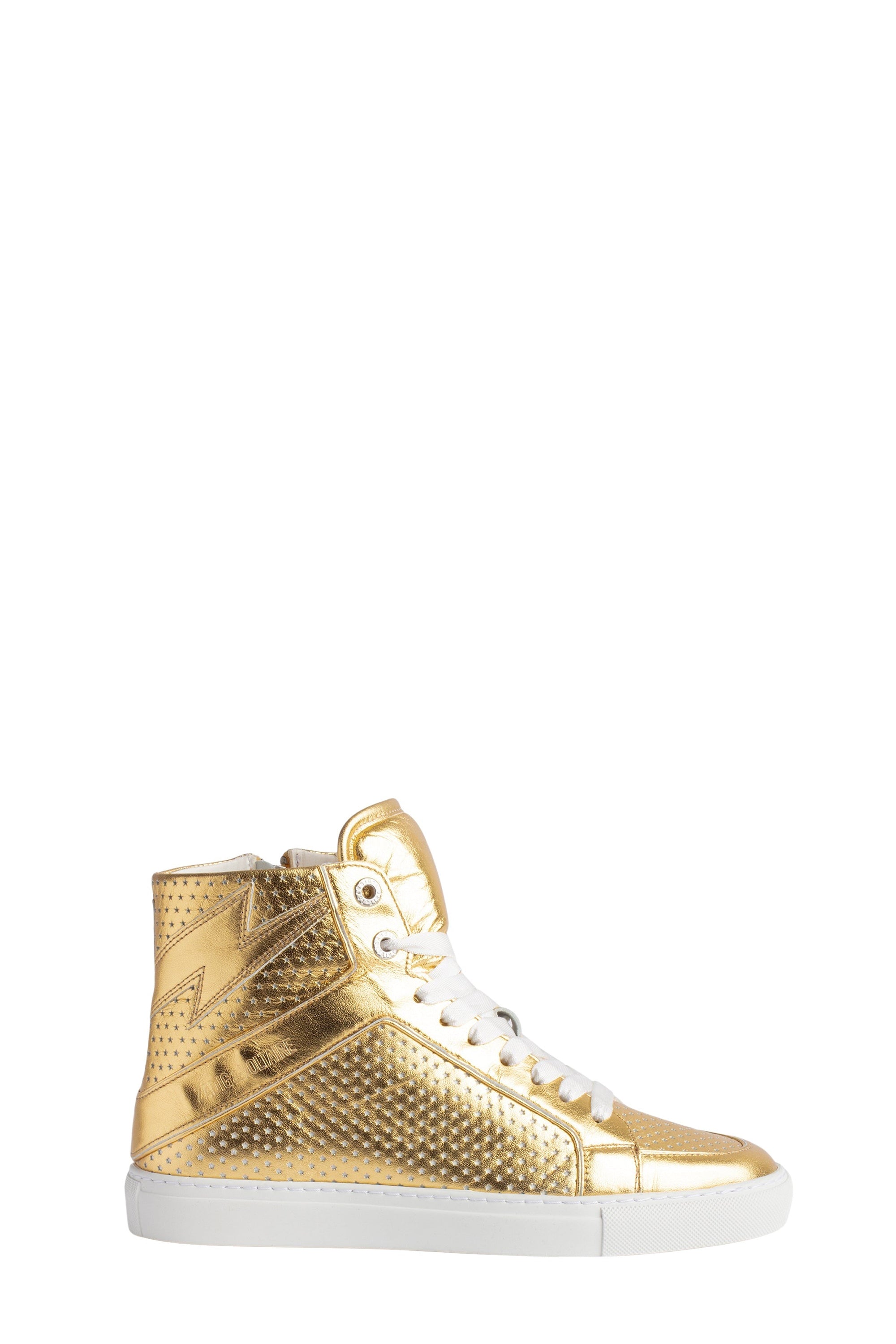 Sneakers montantes à logo " ZV" 1747 High Flash en cuir - Gold