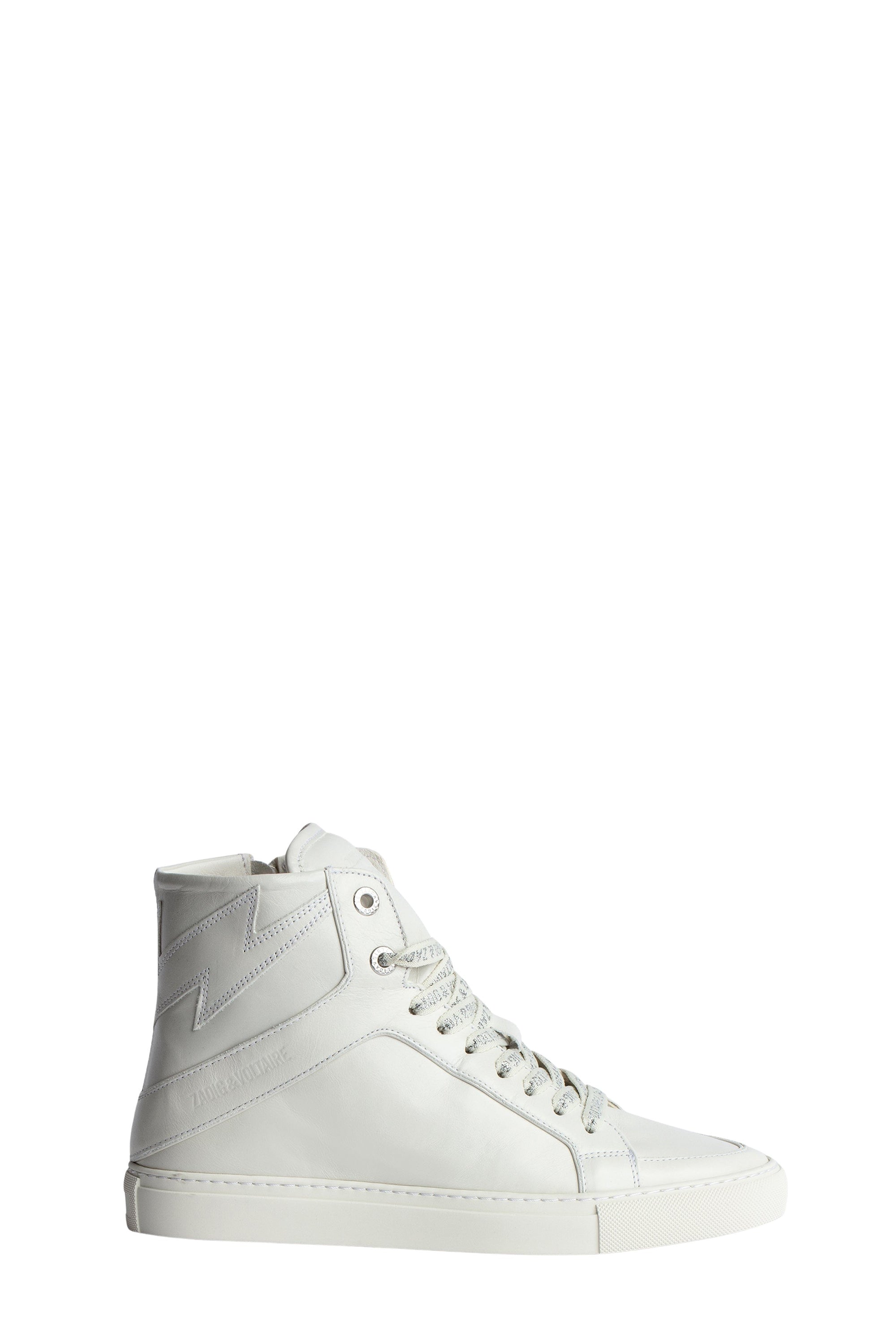 ZV" 1747 High Flash logo high-top sneakers in leather - Flash