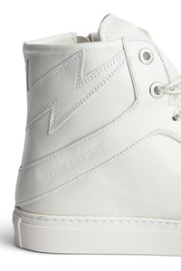 ZV" 1747 High Flash logo high-top sneakers in leather - Flash