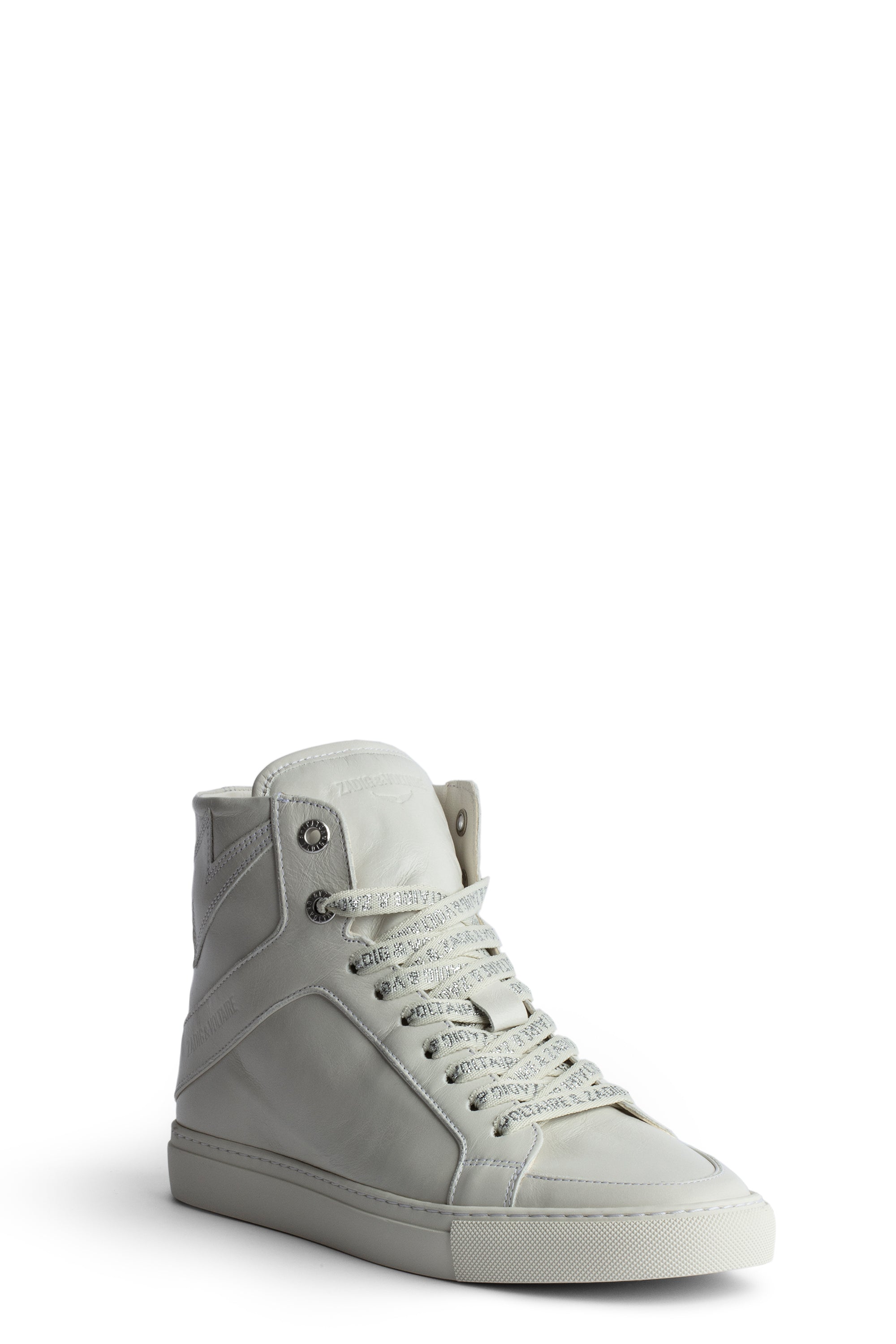 ZV" 1747 High Flash logo high-top sneakers in leather - Flash