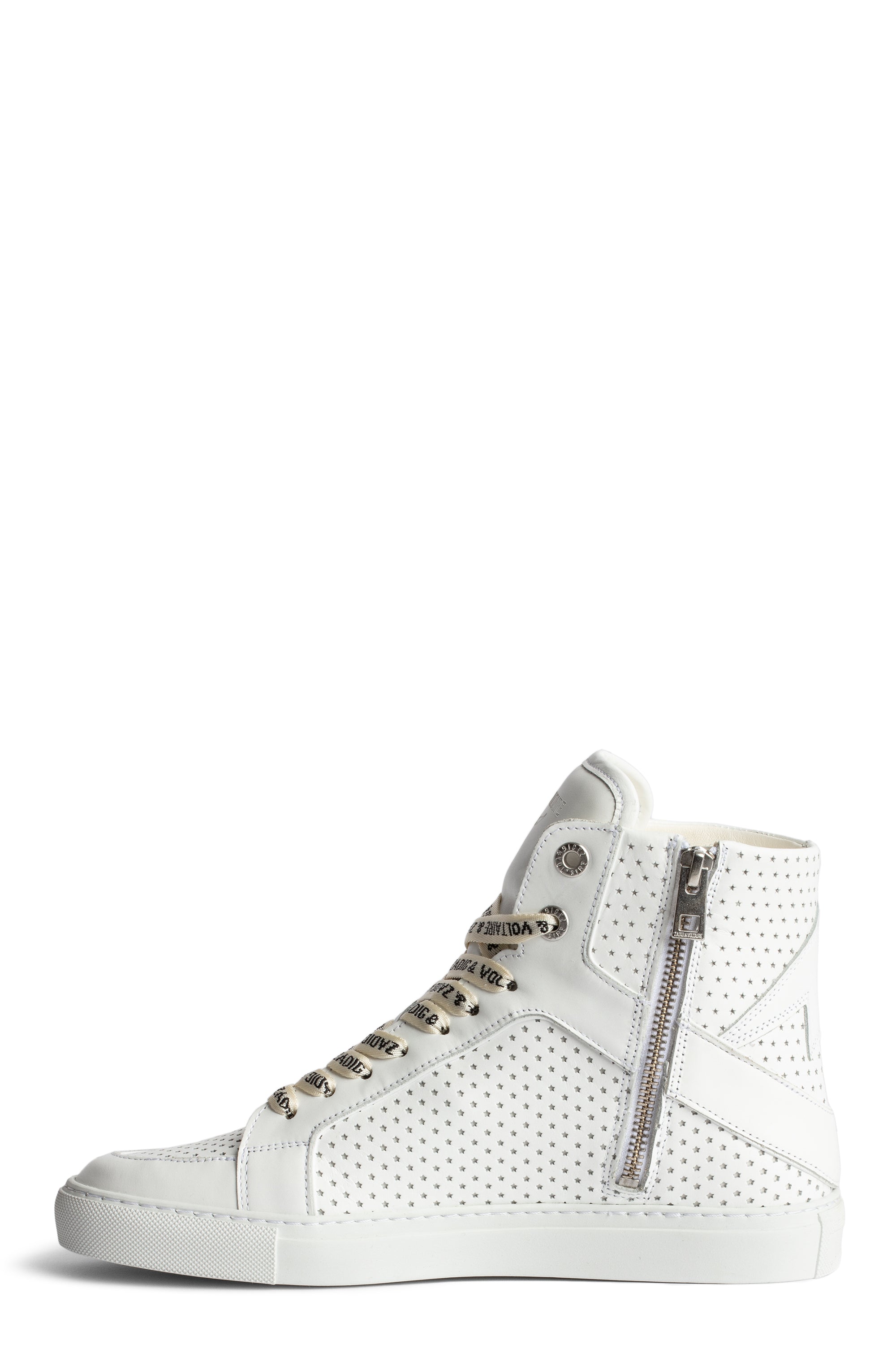 Sneakers montantes à logo " ZV" 1747 High Flash en cuir - Blanc