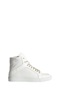 Sneakers montantes à logo " ZV" 1747 High Flash en cuir - Blanc