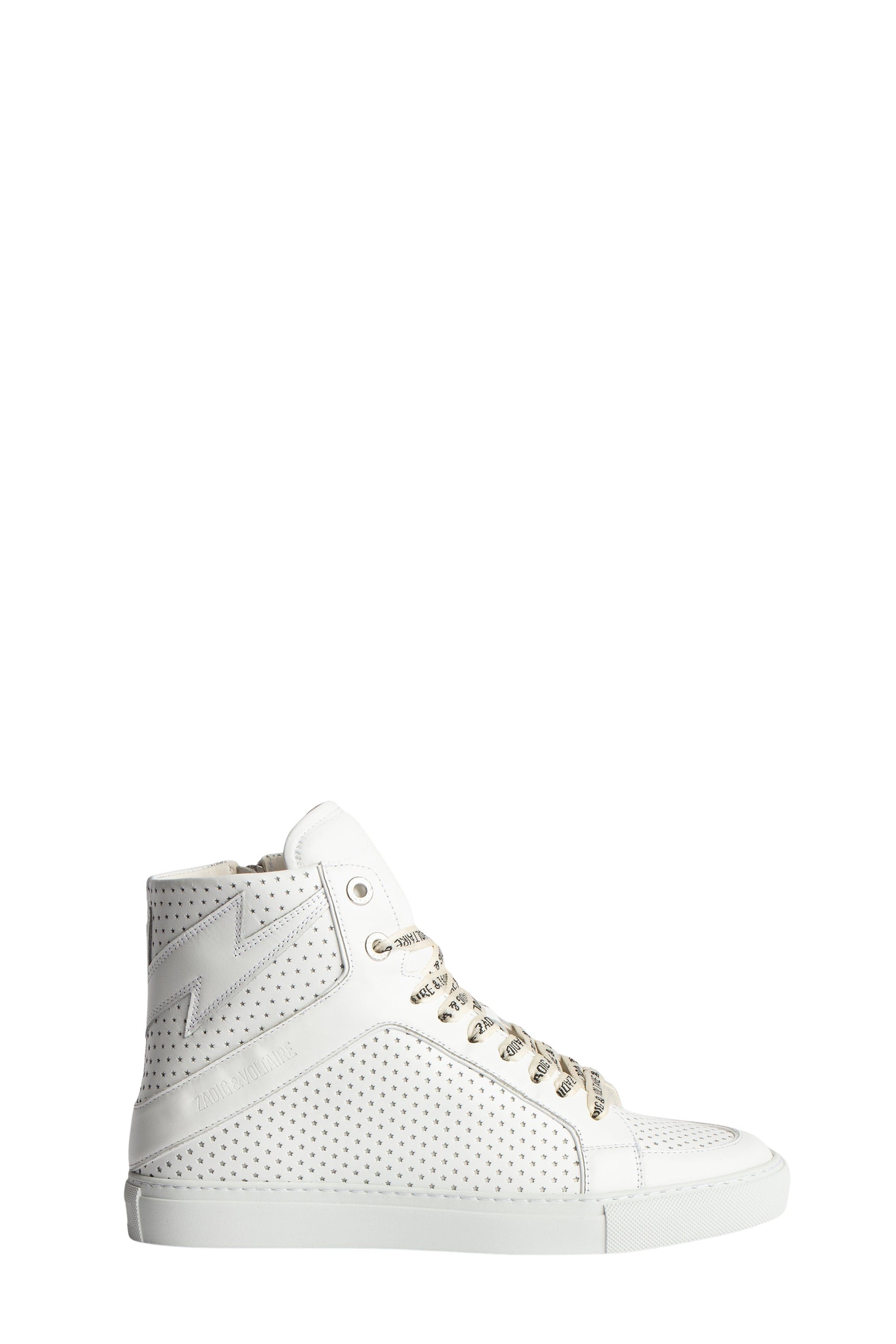 Sneakers montantes à logo " ZV" 1747 High Flash en cuir - Blanc