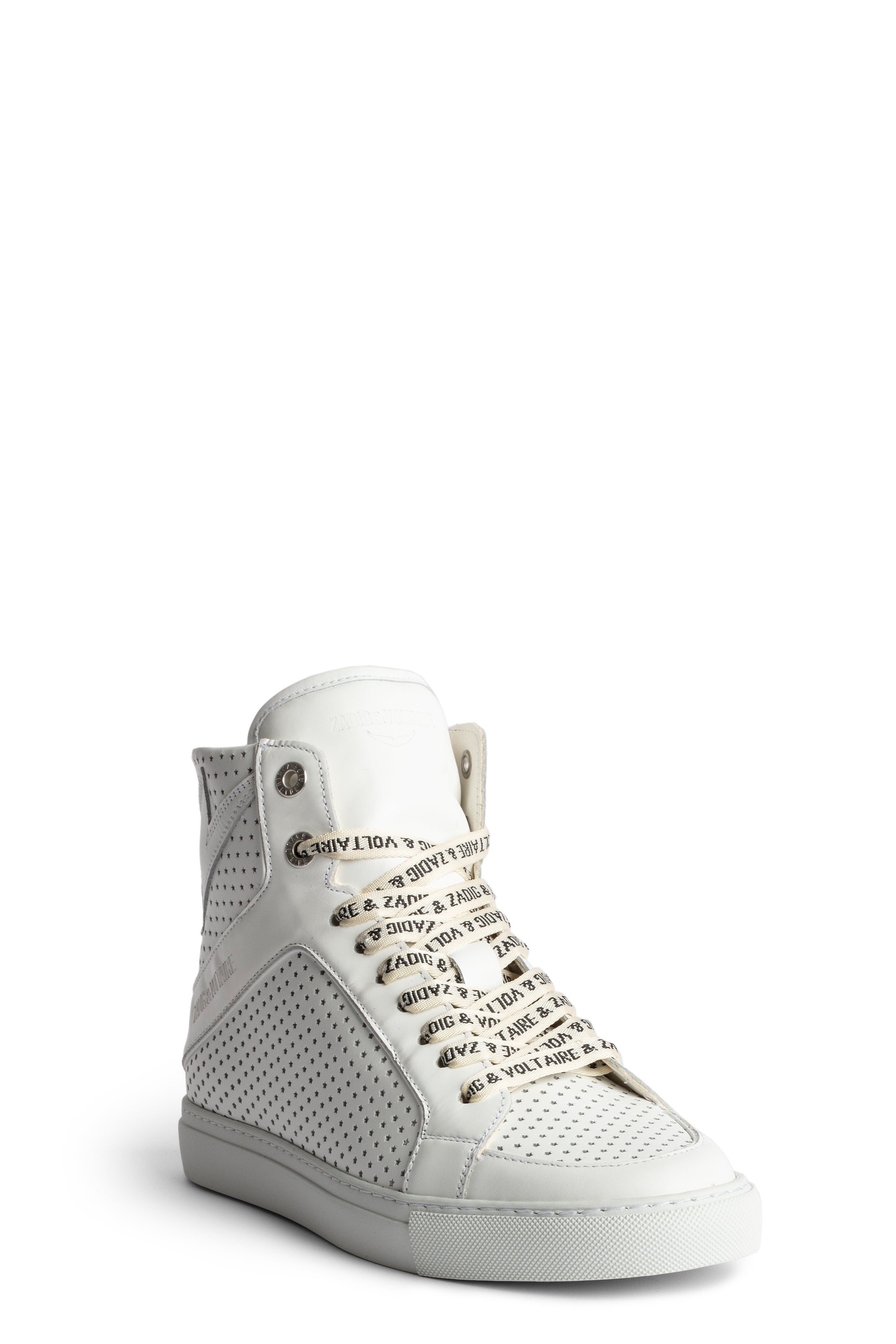 Sneakers montantes à logo " ZV" 1747 High Flash en cuir - Blanc