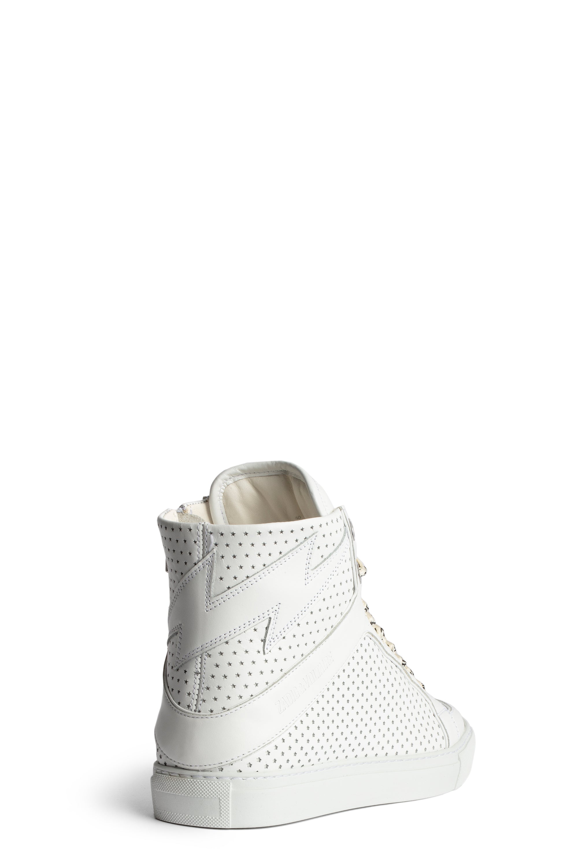 Sneakers montantes à logo " ZV" 1747 High Flash en cuir - Blanc