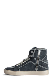 ZHORS LIGNE NOIR HIGH FLASH CANVAS