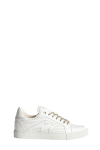 Sneakers basses à logo " ZV" 1747 La Flash en cuir - Blanc