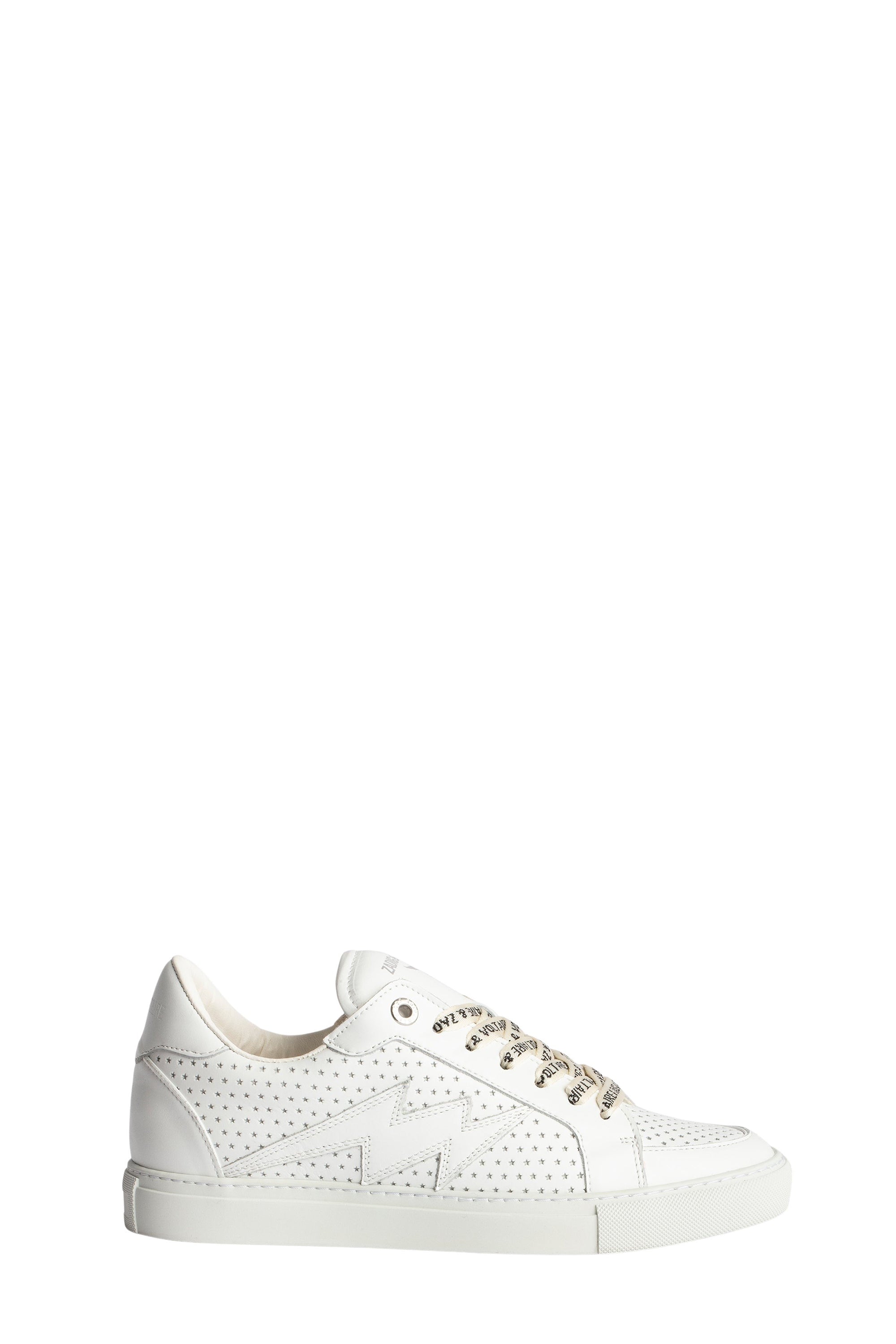 Sneakers basses à logo " ZV" 1747 La Flash en cuir - Blanc