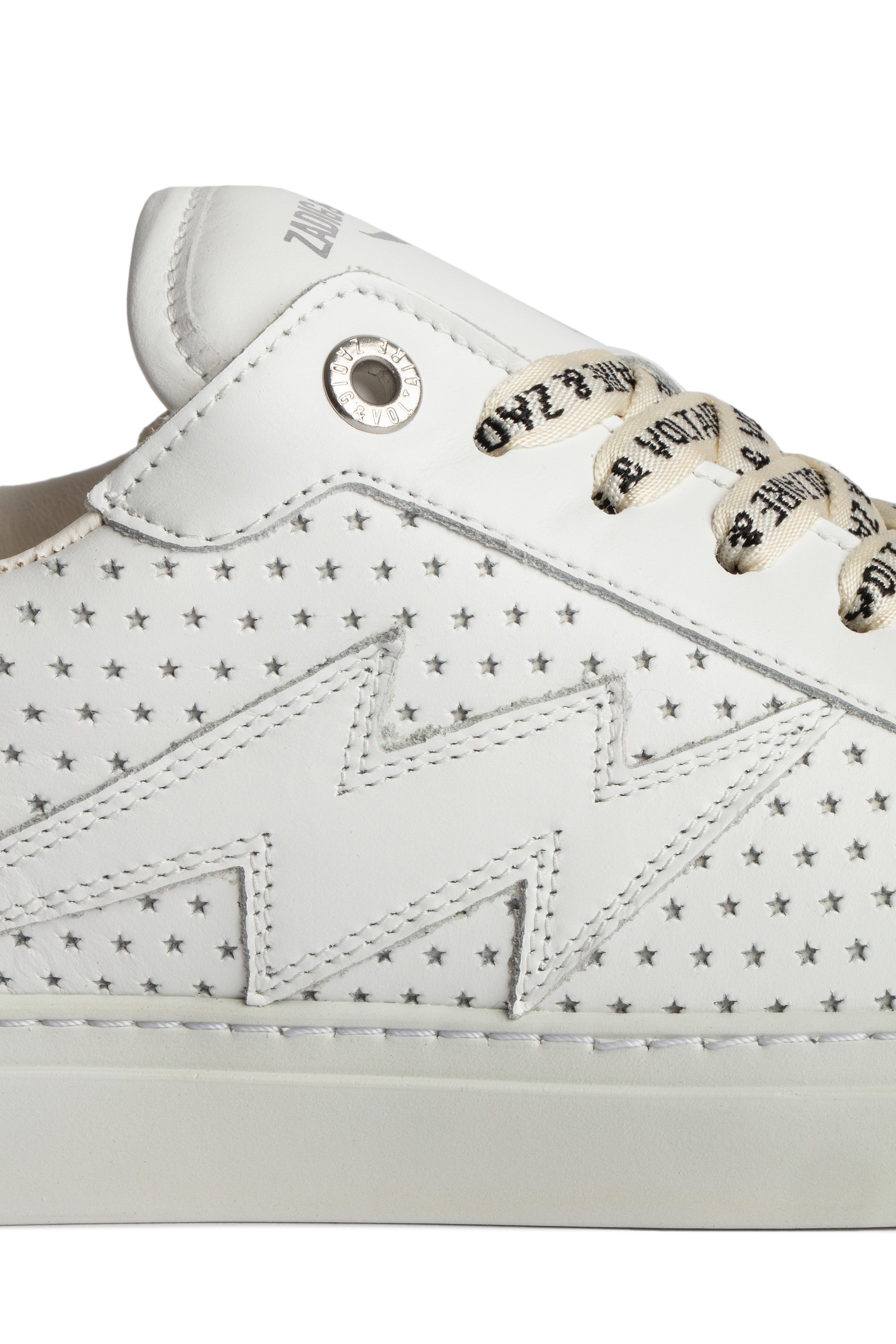 Sneakers basses à logo " ZV" 1747 La Flash en cuir - Blanc