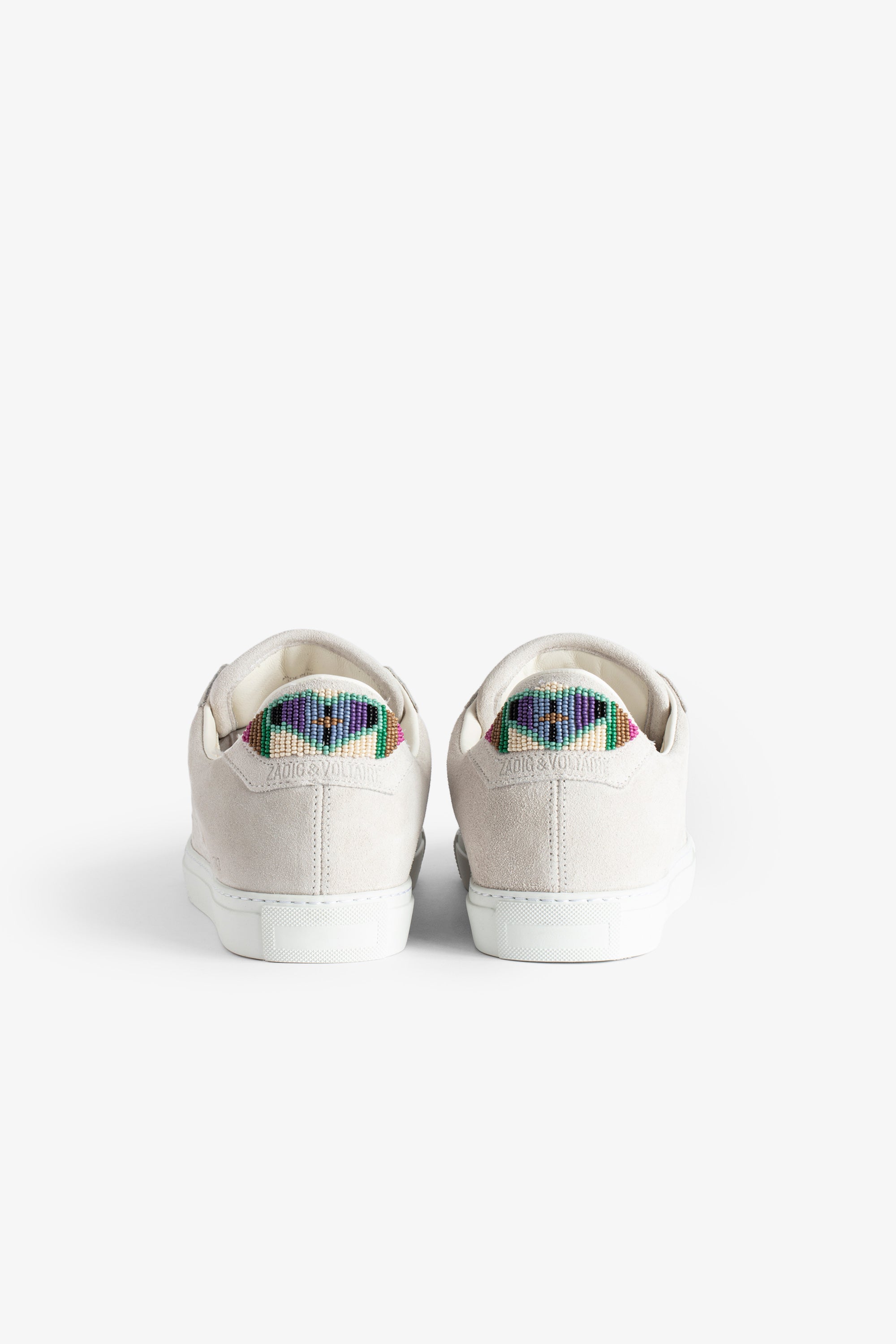 ZHORS WHITE LINE FLASH FOLK BEADS