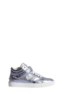 ZV" 1747 Mid Flash logo sneakers in leather - Spirit
