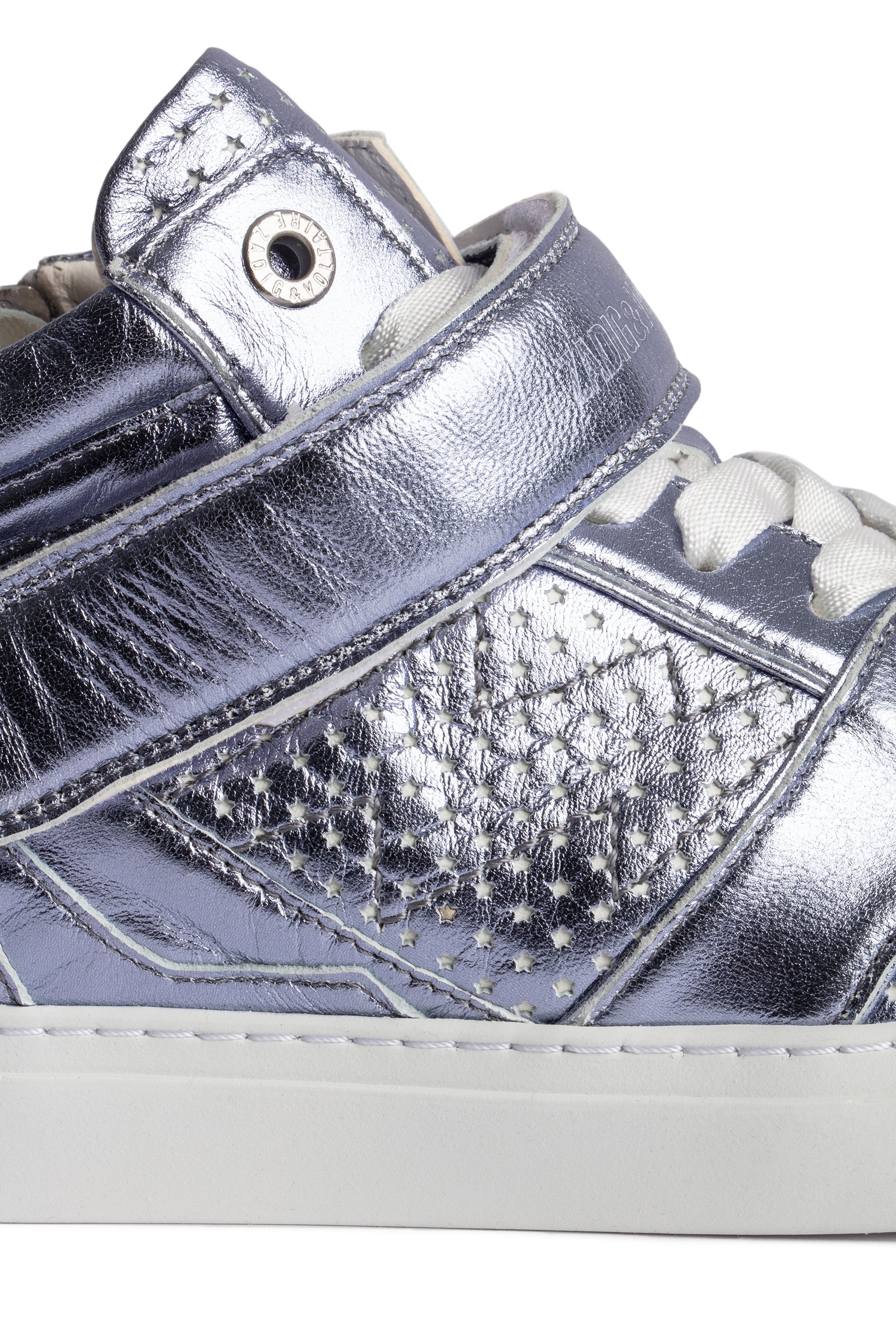 ZV" 1747 Mid Flash logo sneakers in leather - Spirit