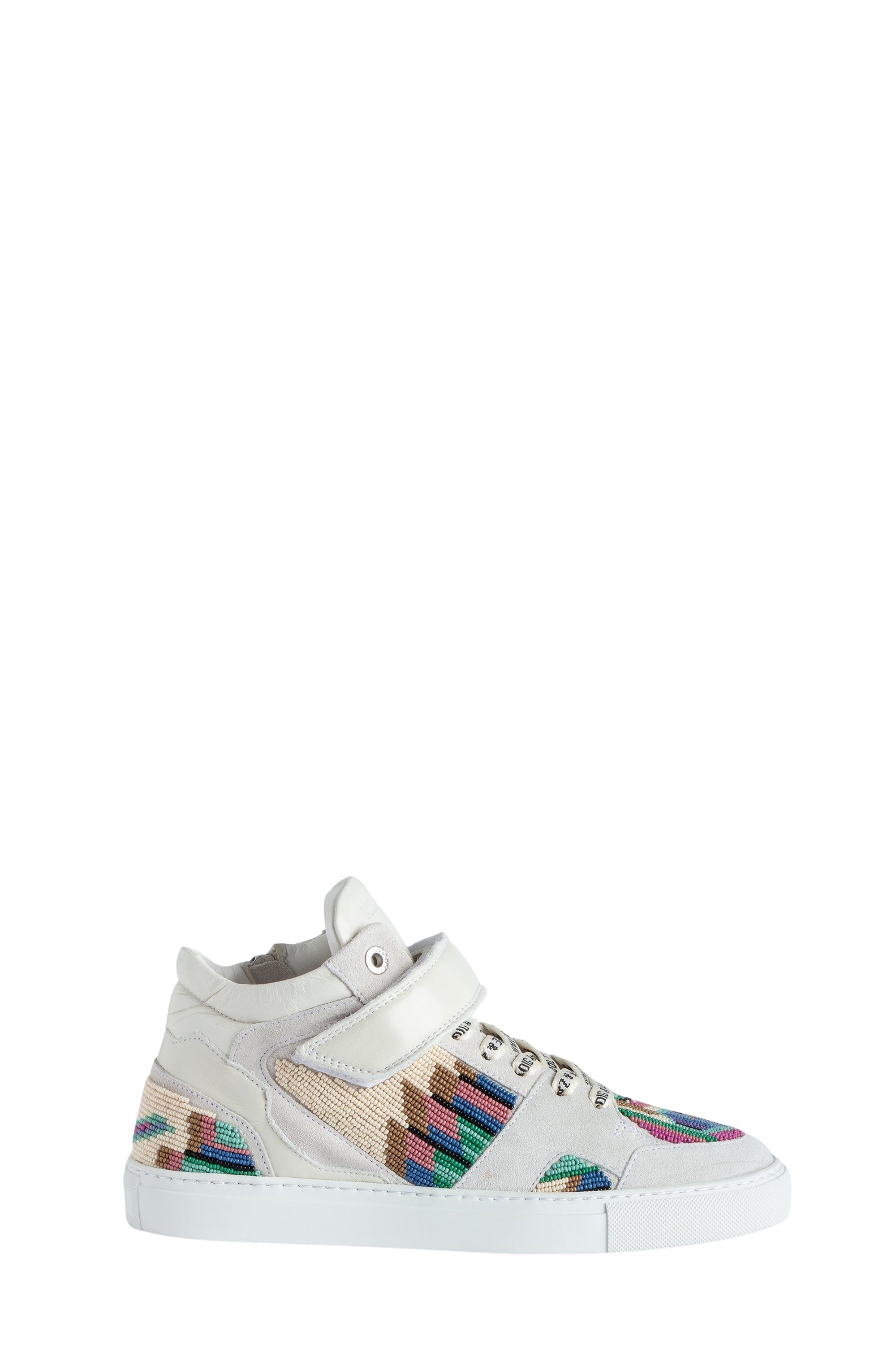 Sneakers à logo " ZV" 1747 Mid Flash en cuir - Blanc