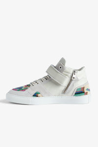 Sneakers à logo " ZV" 1747 Mid Flash en cuir - Blanc