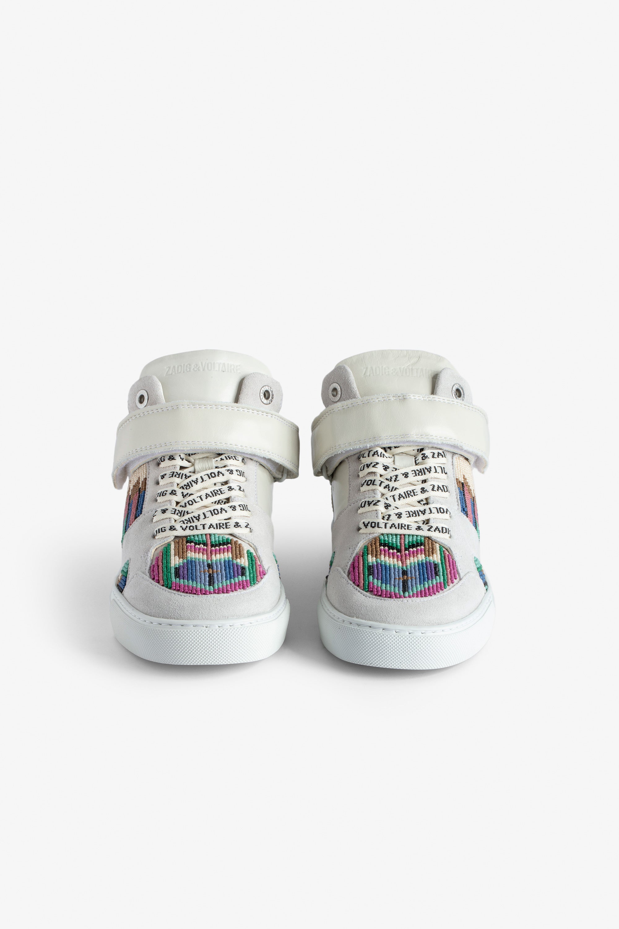 Sneakers à logo " ZV" 1747 Mid Flash en cuir - Blanc