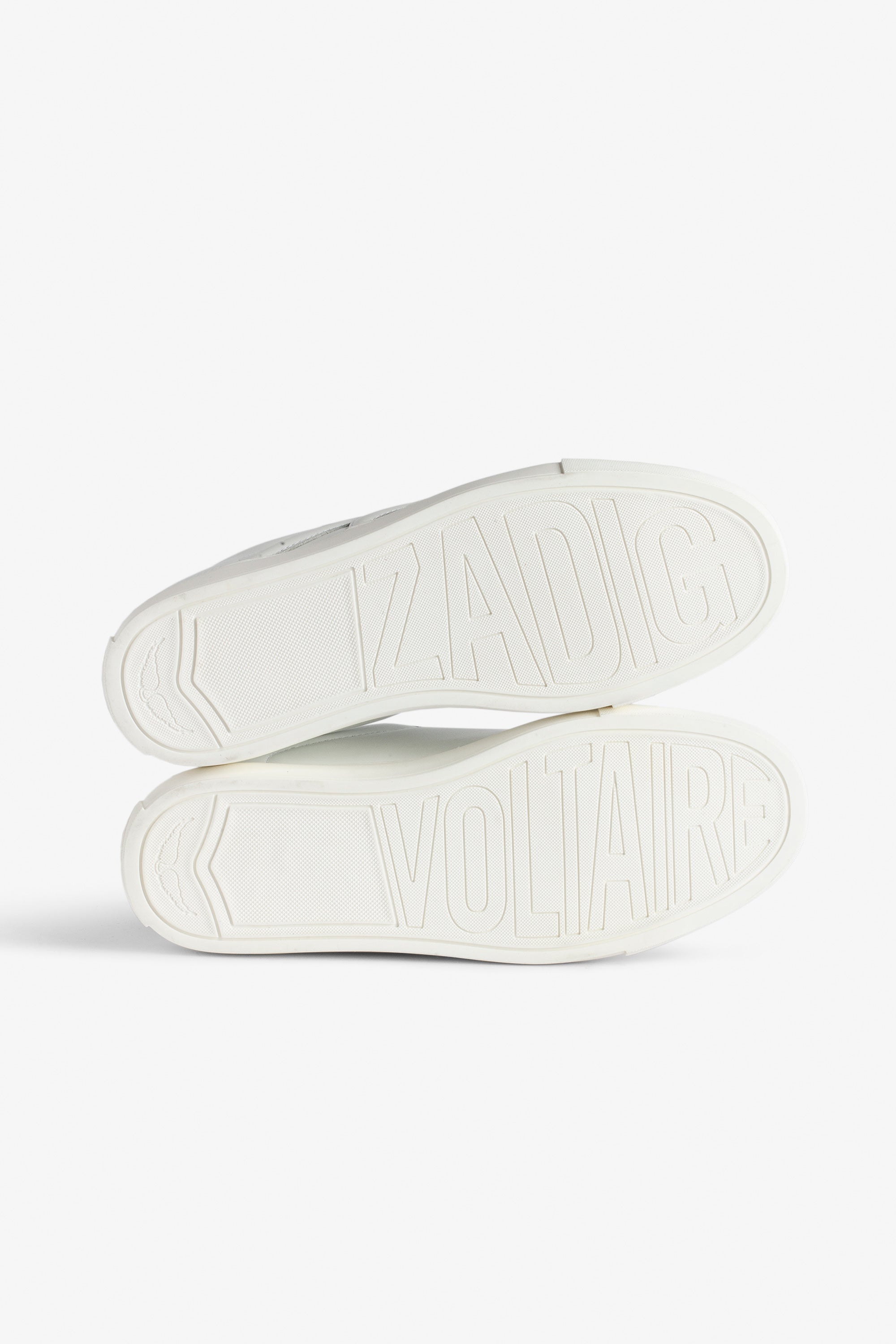 ZV" 174 platform sneakers in leather - White