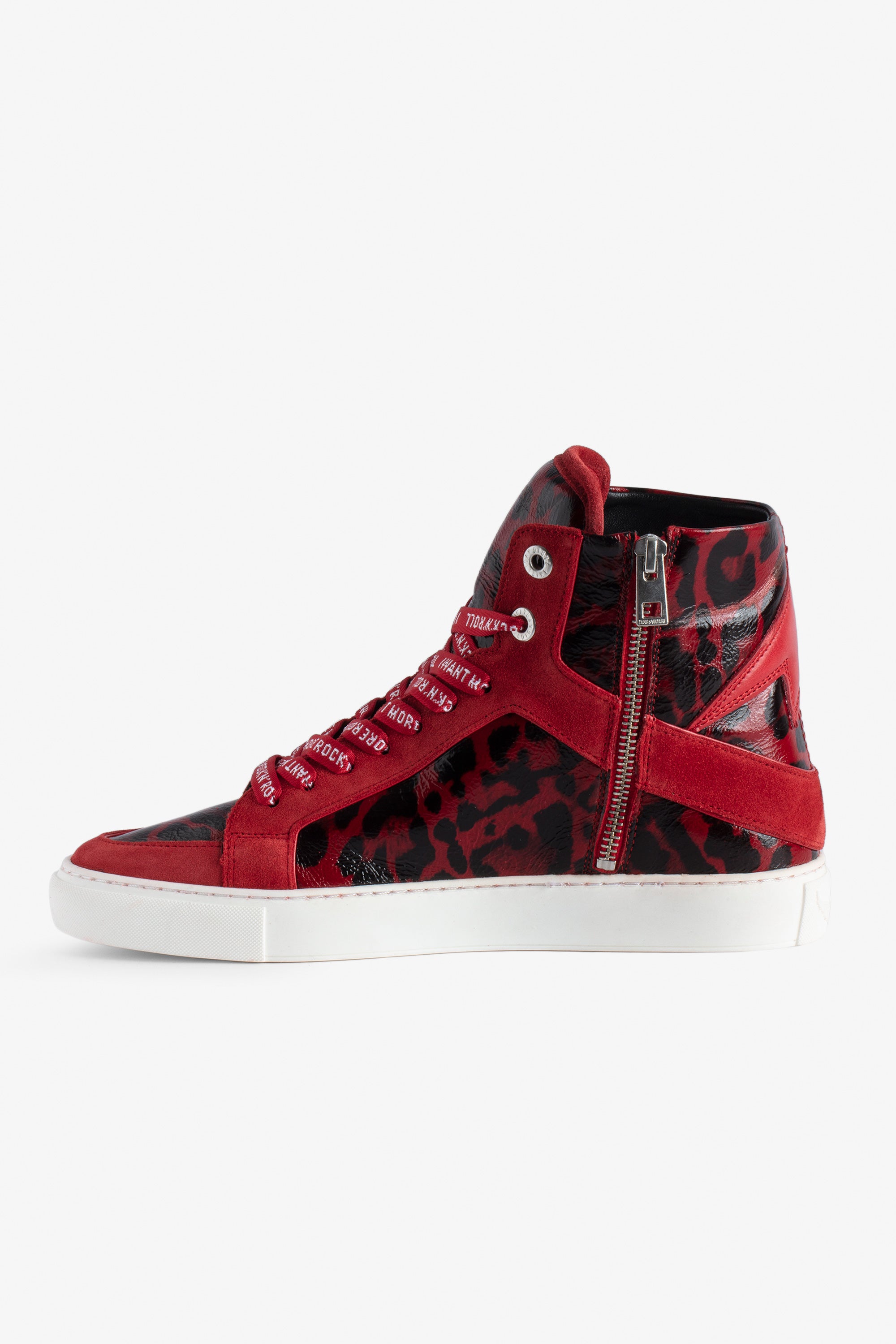 ZV" 1747 High Flash logo high-top sneakers in leather - Power