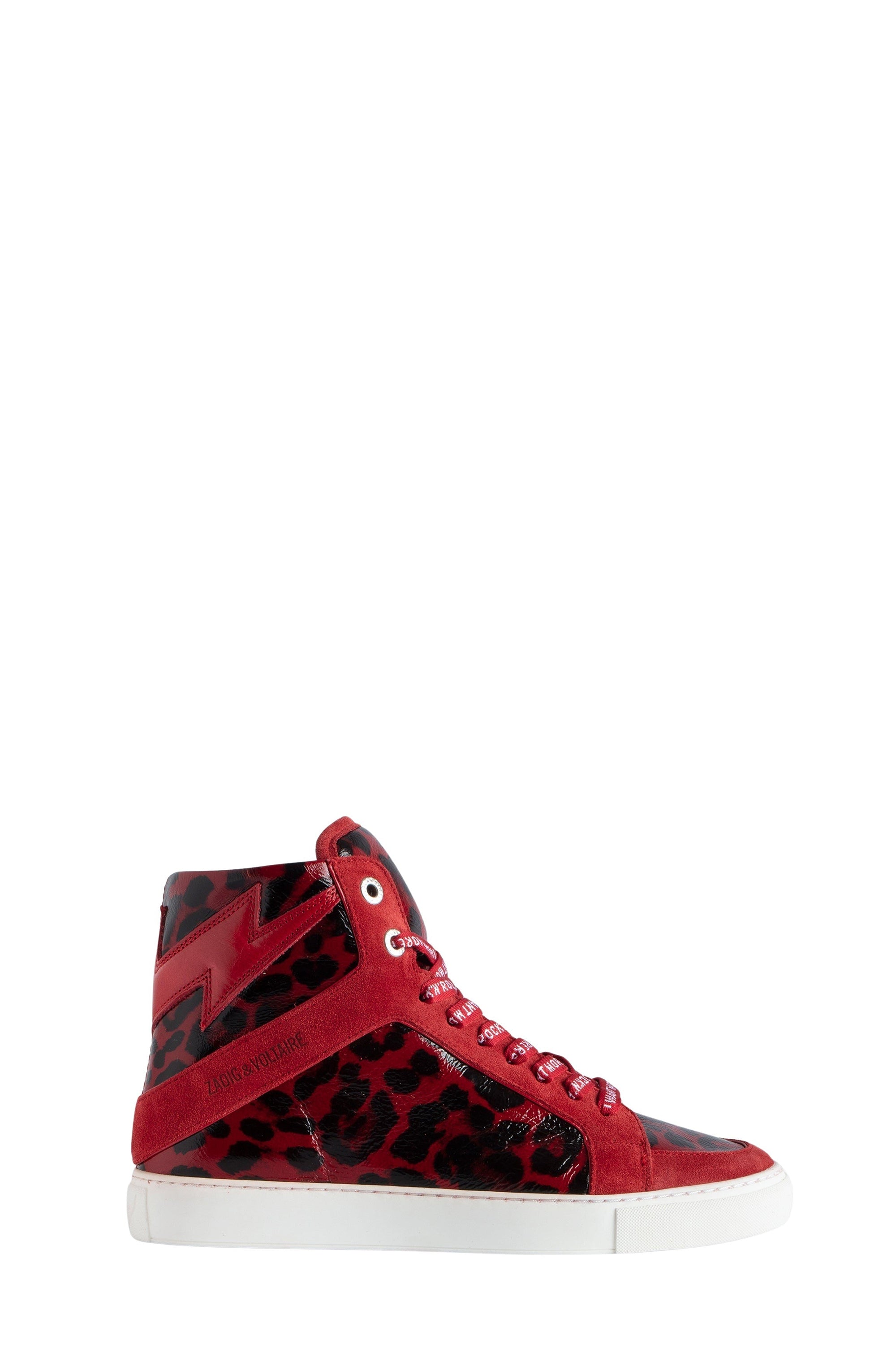 ZV" 1747 High Flash logo high-top sneakers in leather - Power