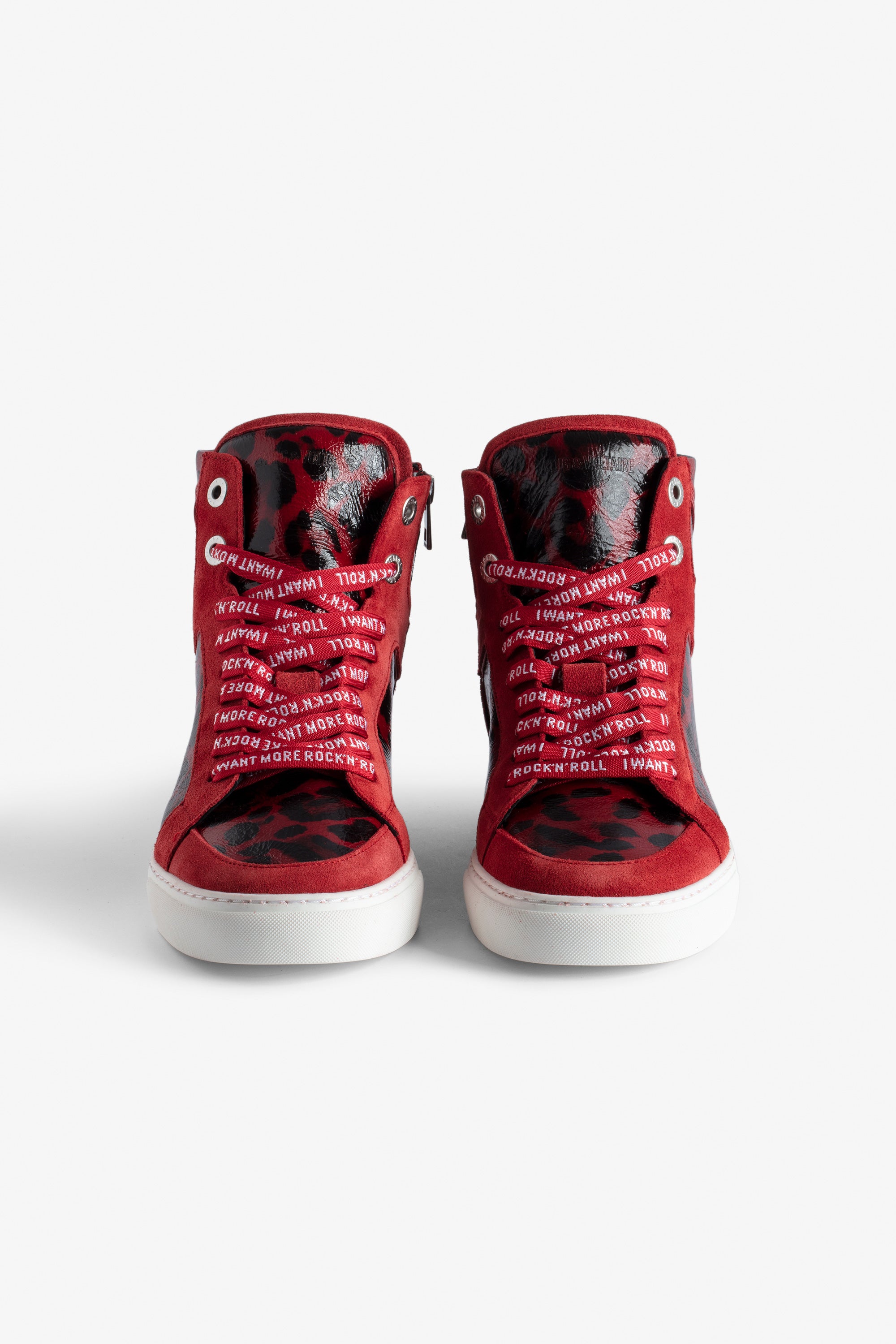 ZV" 1747 High Flash logo high-top sneakers in leather - Power